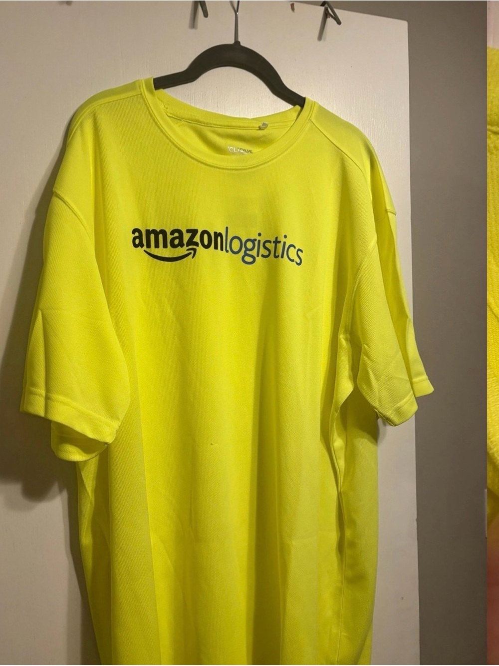 Amazon High-Vis Yellow Amazon Logistics Short Sleeve Tee